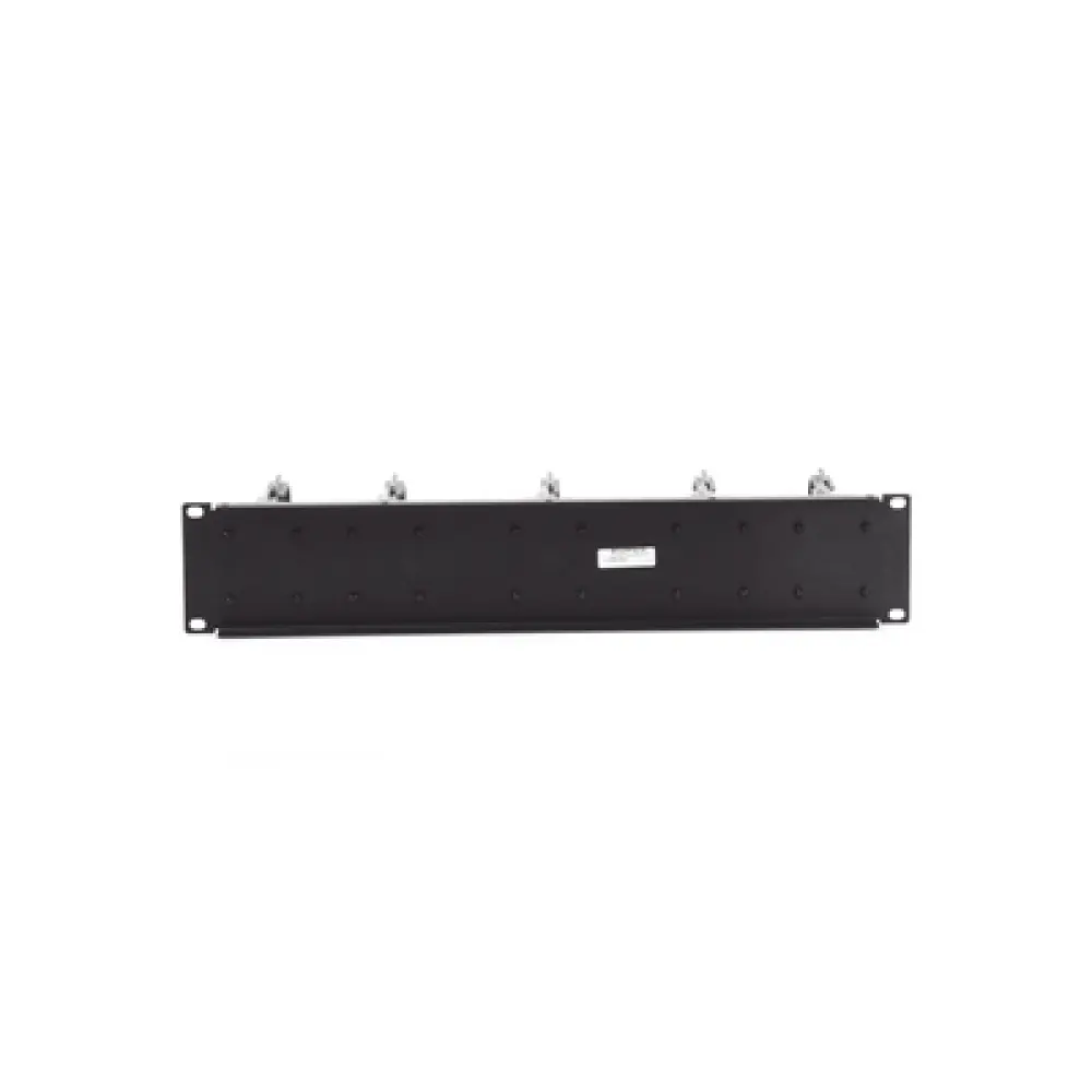 Organizador de Cable Horizontal / 2U / 5 Soportes / Montaje Aéreo / 19"