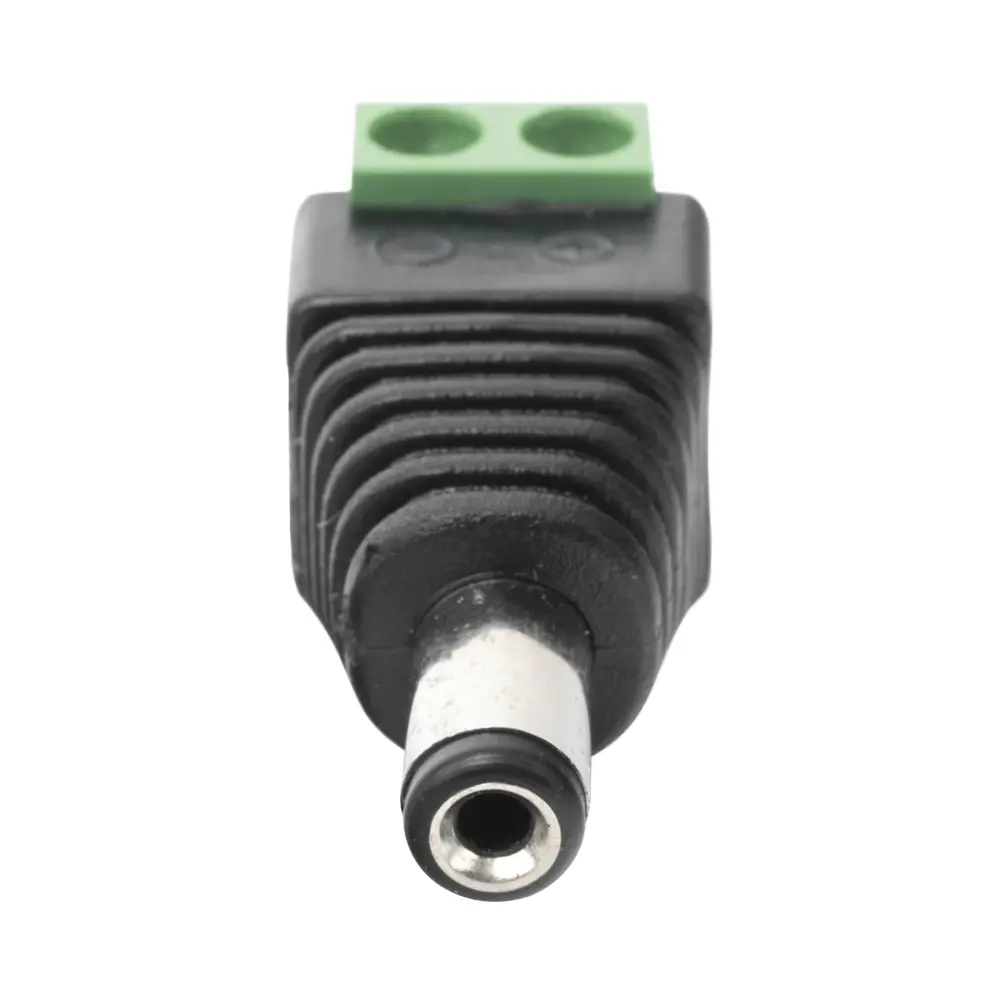 Adaptador Macho Tipo Jack de 3.5 mm (0.14 Pulgadas) Polarizado de 12 Vcc / Terminales Tipo Tornillo / Polarizado (+/-) / Ideal para Cámaras de Video Vigilancia