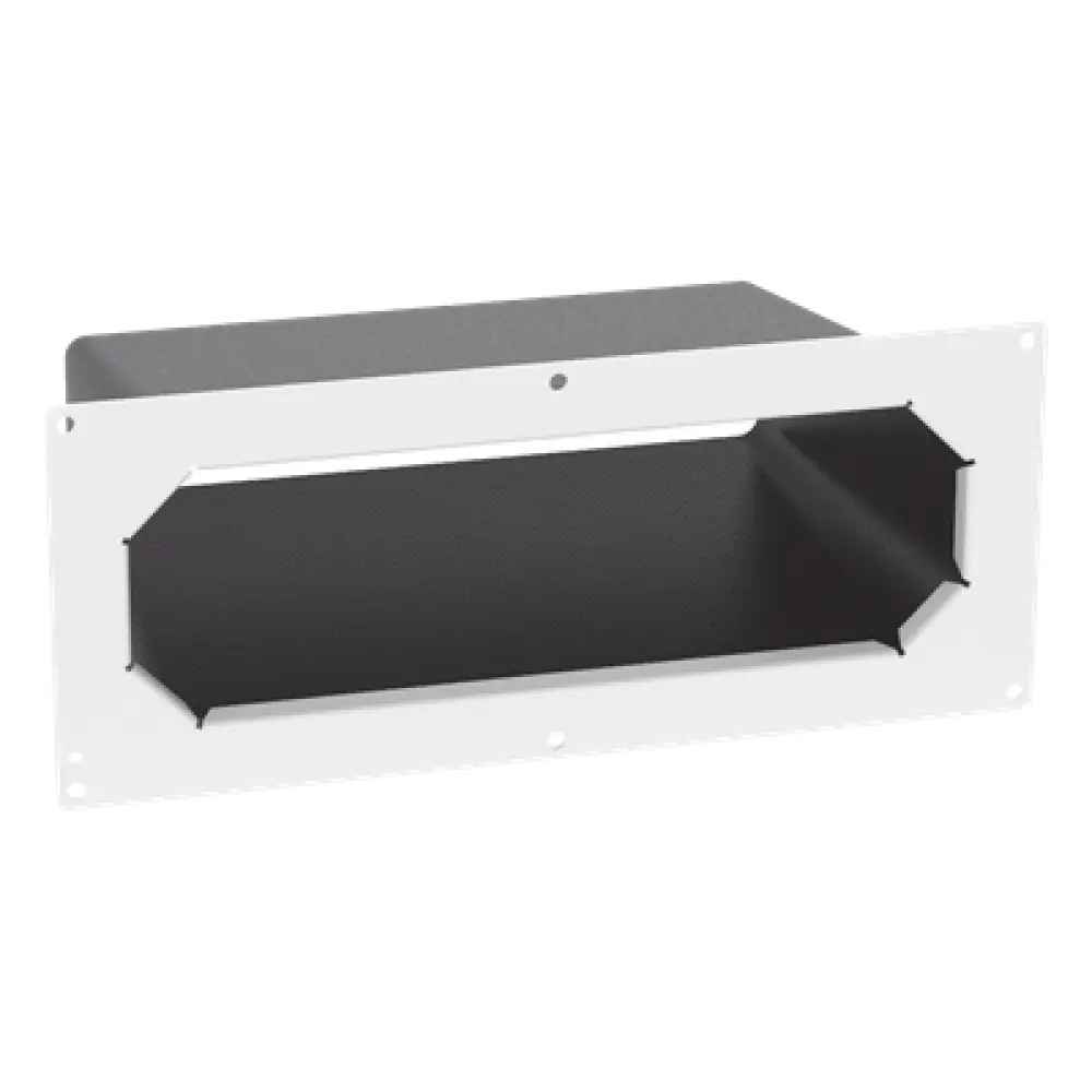 Sellador de Entrada de Cables / Acero Calibre 18 / 281.3 mm Ancho / 153.6 mm Profundidad / 11.07 in / 6.05 in / Blanco