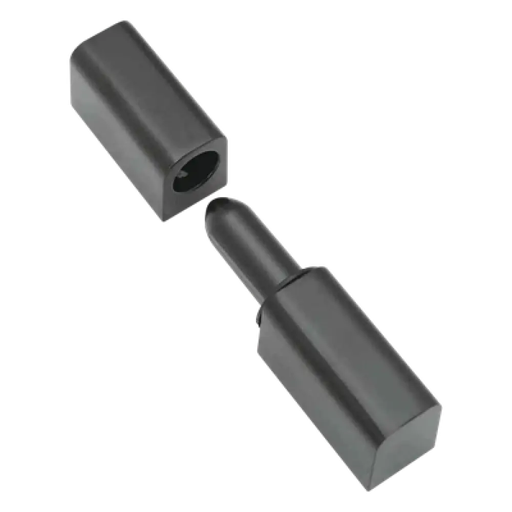 Juego de Bisagras para Gabinetes / Aleación de Zinc / Acabado Negro / Incluye Tornillos / Línea FORTE