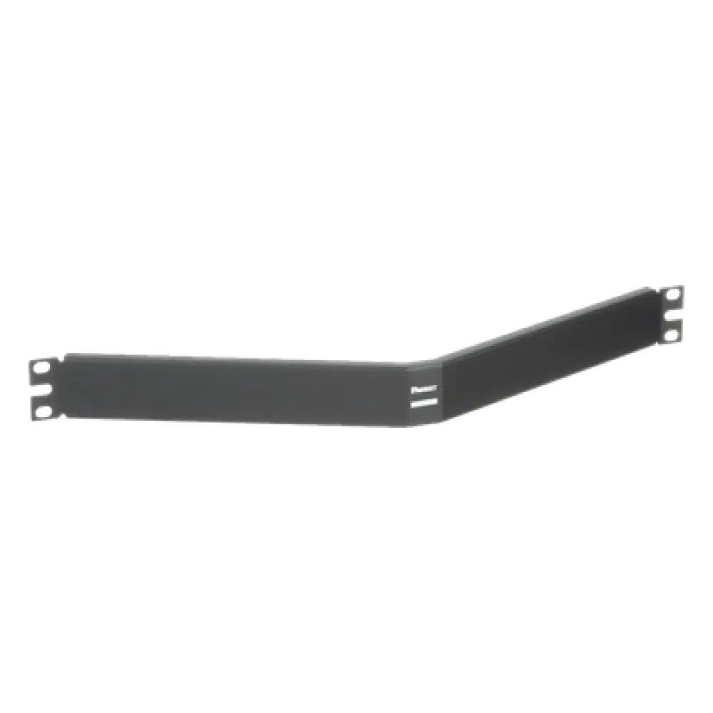 Tapa Ciega para Rack / 19' / 1UR / Acero 16 Gage / Angulada / 482.6 x 43.7 mm