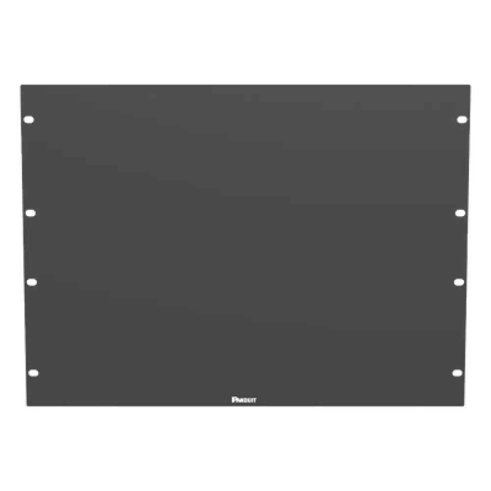 Tapa Ciega para Rack / 19 in / 8UR / Acero / Plano / Negro