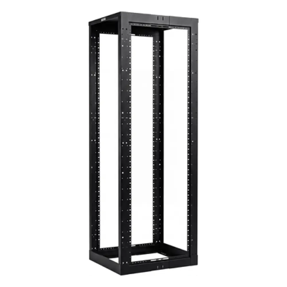 Rack de Cuatro Postes / 19 Pulgadas / Profundidad Ajustable 23 a 42 Pulgadas / 45 Unidades de Rack / Capacidad 907.2 kg (2000 lbs) / Acero Soldado