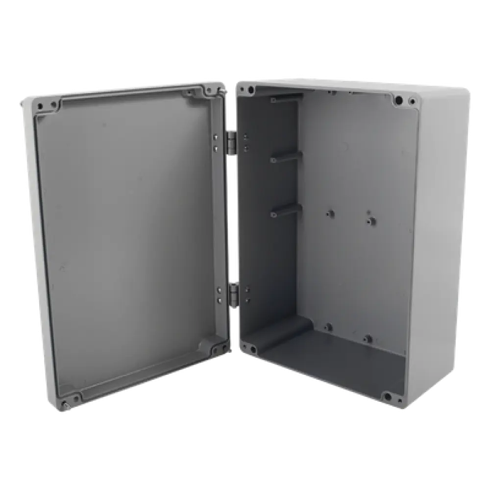 Gabinete para Exterior / Aluminio / IP66 / 390 x 280 x 158 mm / -40 a 120 °C / Montaje en Pared