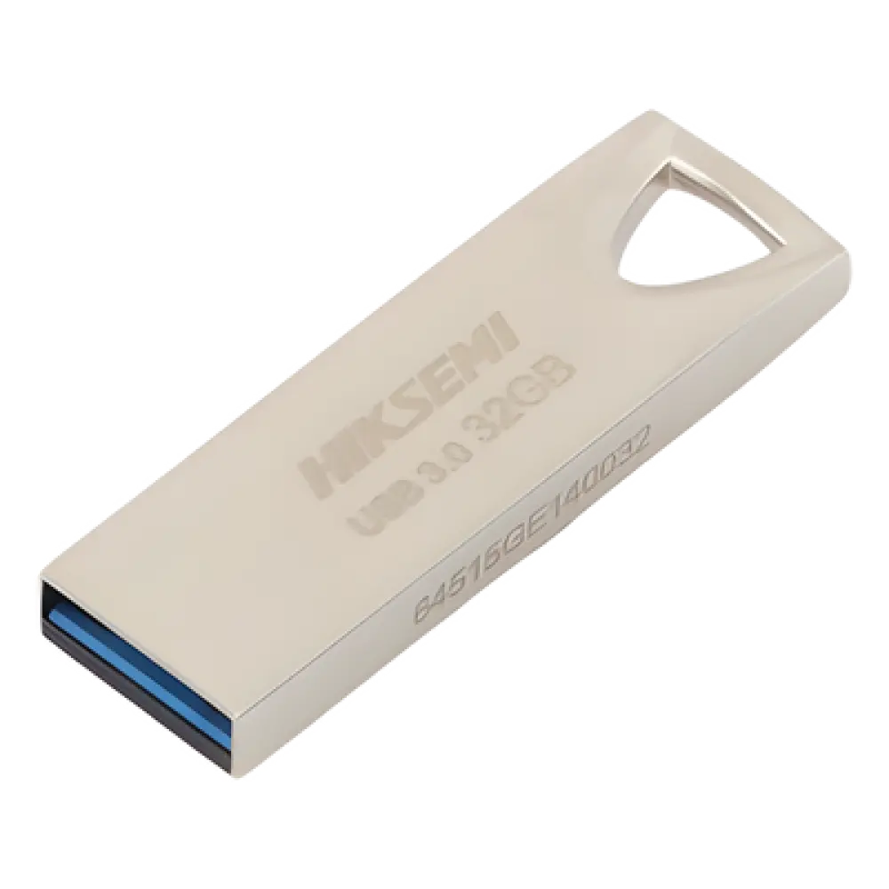 Memoria USB / 32 GB / USB 3.0 / Lectura 80 MB/s / Cuerpo Metálico 5.2 g / Compatible Windows, macOS, Linux y Android