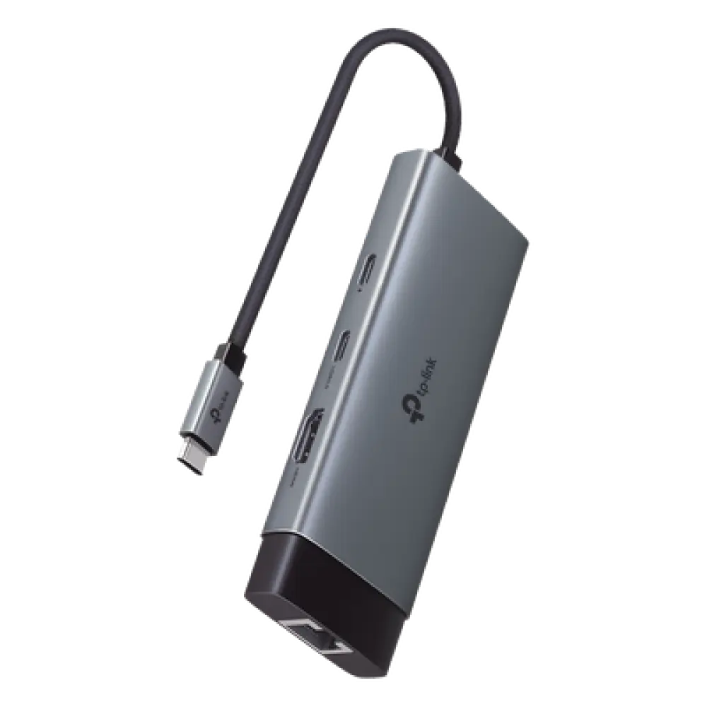 Adaptador HUB / 6 en 1 / USB-C / HDMI 4K@60Hz / Ethernet Gigabit / 100W PD / 4.65 x 1.69 x 0.56 in