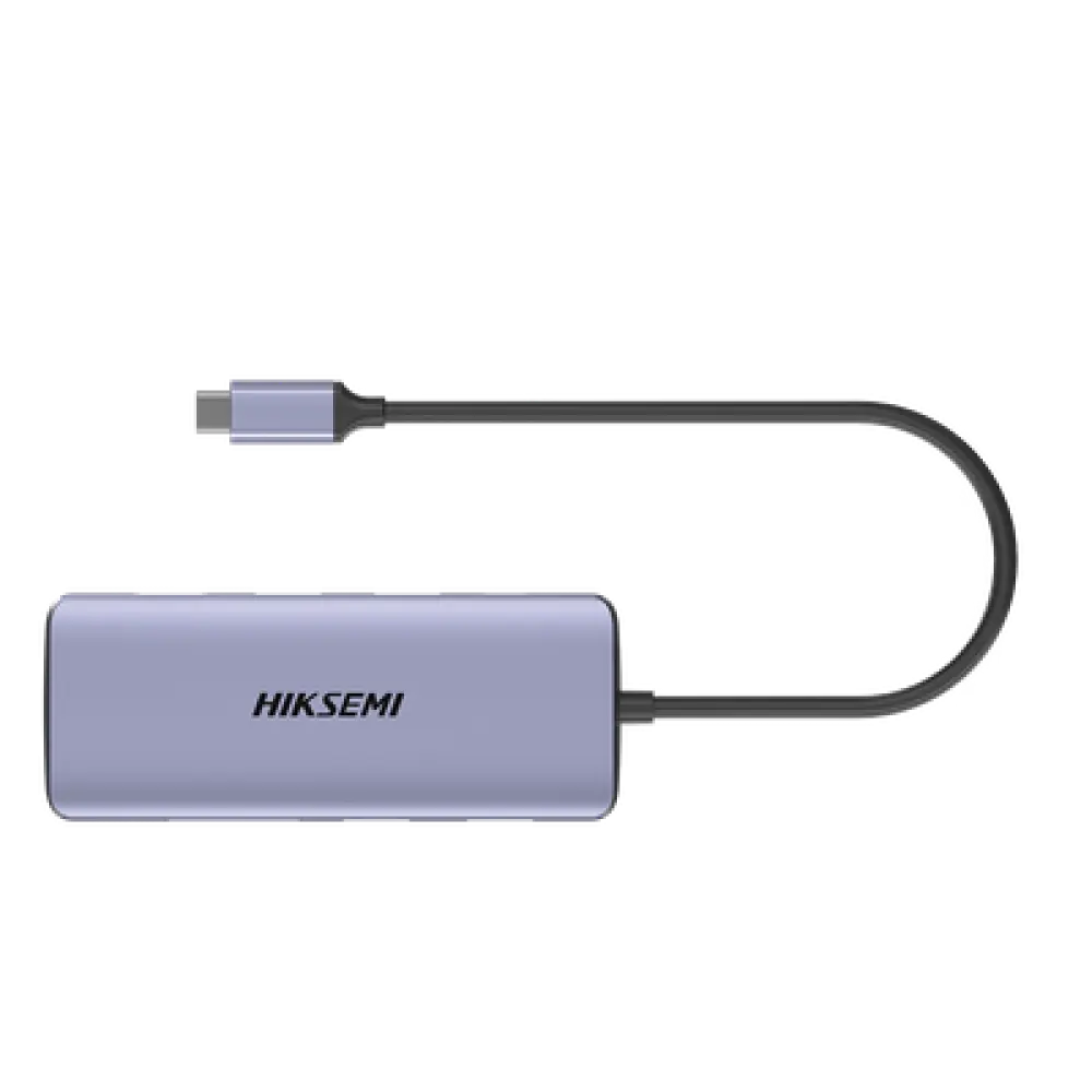 Hub USB-C 8 en 1 / HDMI 4K@30Hz / 3x USB 3.0 5 Gbps / Lector SD + Micro SD / PD 100W / Aluminio 112 mm (4.4 in)