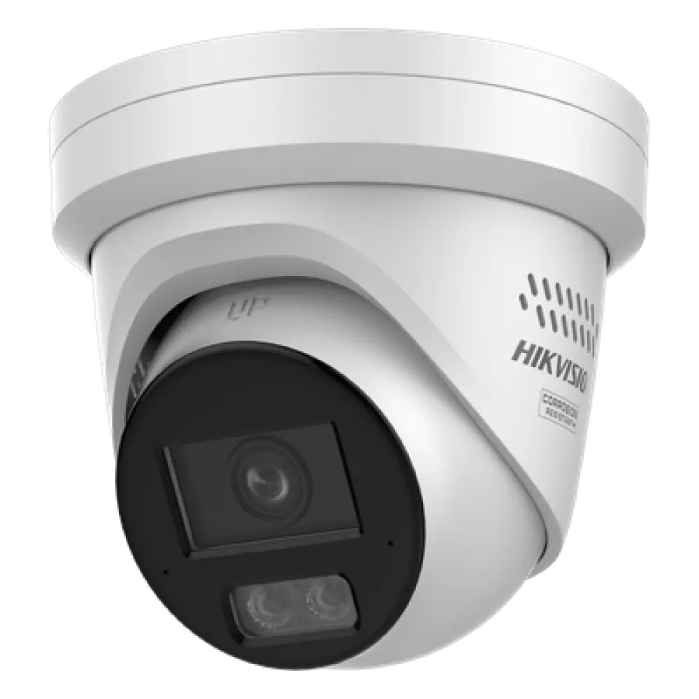 Cámara Turret IP / 12 Megapixel / 2.8 mm / AcuSense / WDR 120 dB / Dual Light 40 m (131.2 ft) / IP67 / PoE