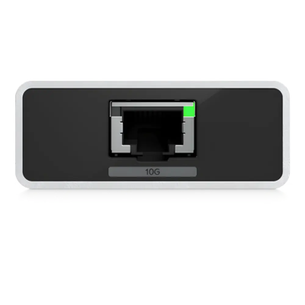 Adaptador USB-C a Ethernet / 10 GbE / Plug-and-Play / USB4 Thunderbolt / 107x56x22 mm / 0.35x0.18x0.07 ft / 160 g