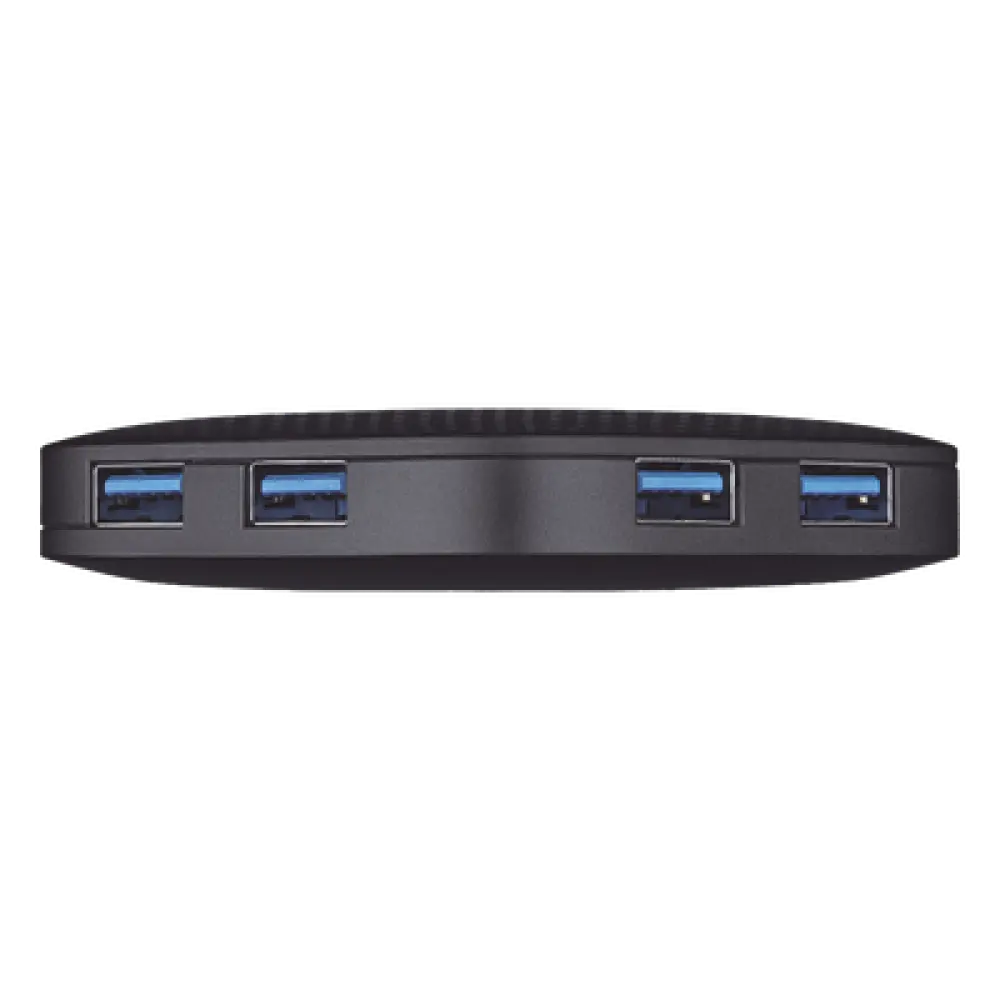 Hub USB Portátil / 4 Puertos USB 3.0 / Plug and Play / 71 x 71 x 16.6 mm (2.8 x 2.8 x 0.65 in) / Compatible Windows, macOS, Linux