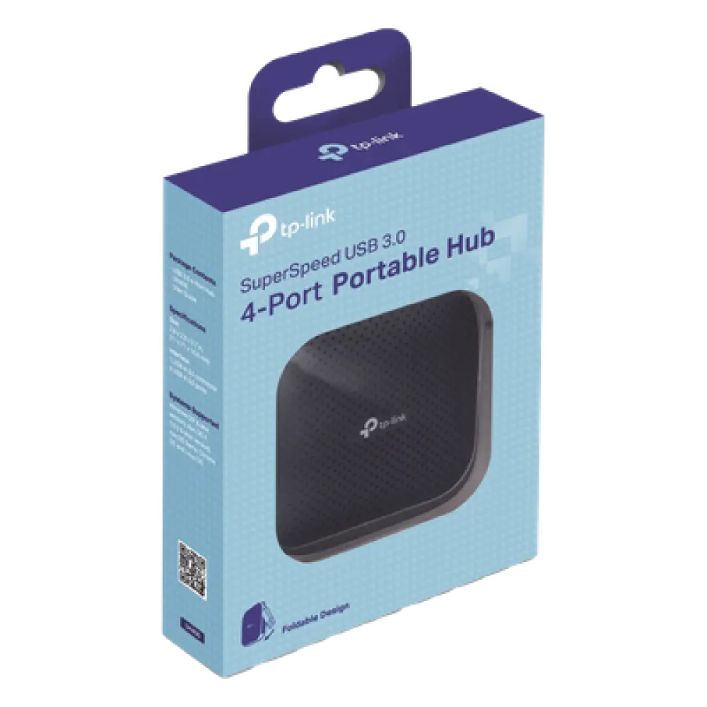 Hub USB Portátil / 4 Puertos USB 3.0 / Plug and Play / 71 x 71 x 16.6 mm (2.8 x 2.8 x 0.65 in) / Compatible Windows, macOS, Linux