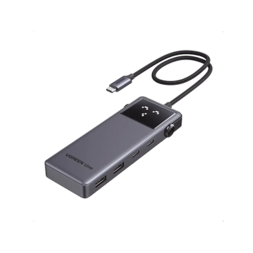 Hub USB-C / 6 Puertos / USB 3.2 10 Gbps / HDMI 4K@60Hz / PD 100W / Indicadores LED