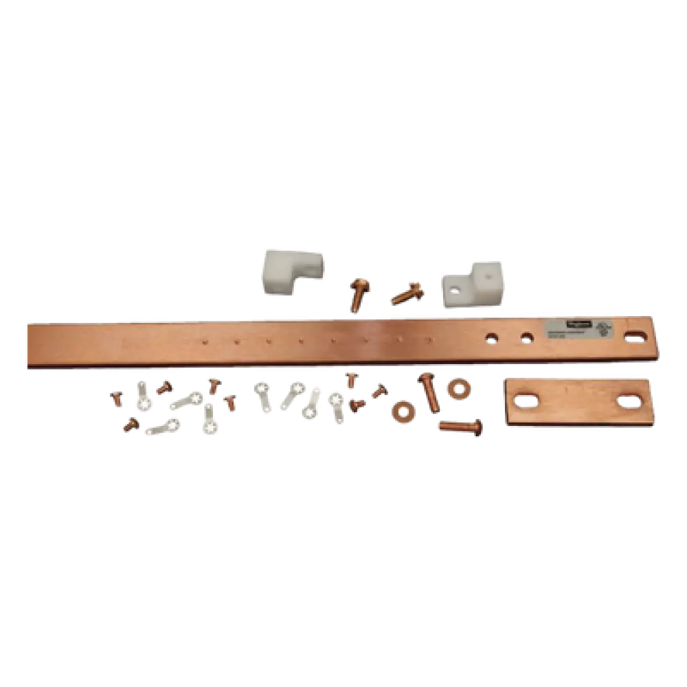 Barra de Tierra Física para Rack 19" (482.6 mm) / 1 UR / Aleación de Cobre 110 Esta