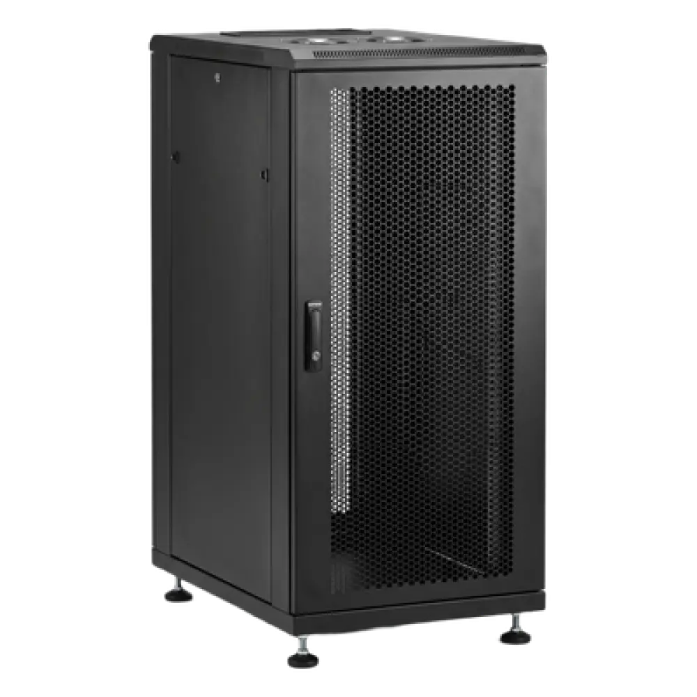 Gabinete de Telecomunicaciones / 24 UR / 600x900 mm / IP55 / Puerta Perforada / Gestión de Cables