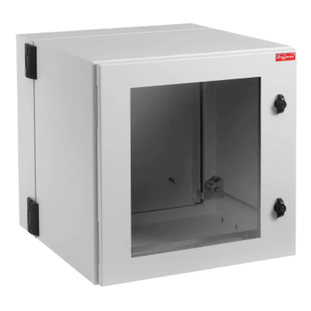Gabinete Industrial / 12 UR / Puerta con Ventana / NEMA 12 / IP55 / IK10 / Montaje en Pared / 612 x 600 x 610 mm