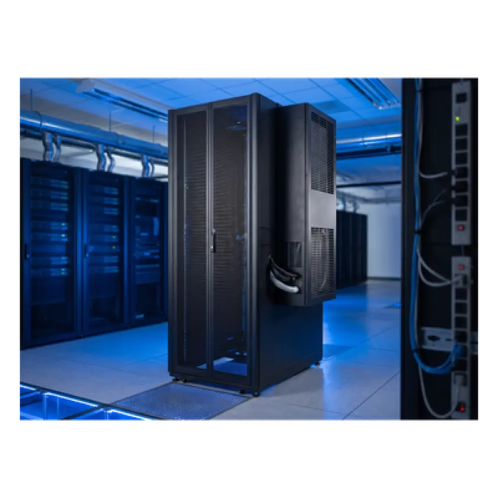 Gabinete de Telecomunicaciones / 42 UR / NEMA 12 / Aire Acondicionado Tipo G52 / 2000 x 600 x 1000 mm / Base Móvil Ruedas