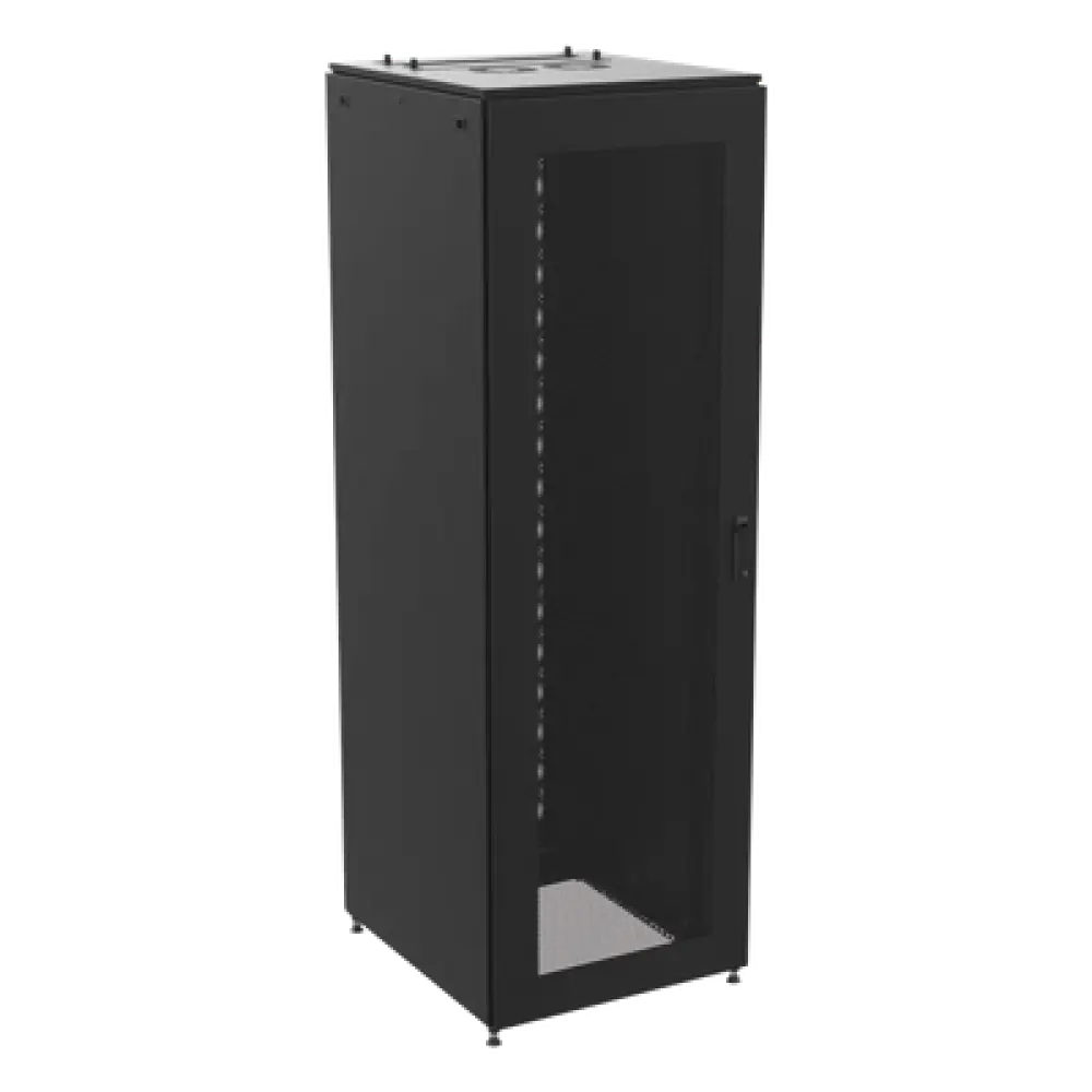 Gabinete de Telecomunicaciones / 600 mm Ancho / 1000 mm Profundidad (3.28 ft) / 45 UR / Puertas Perforadas / Color Negro