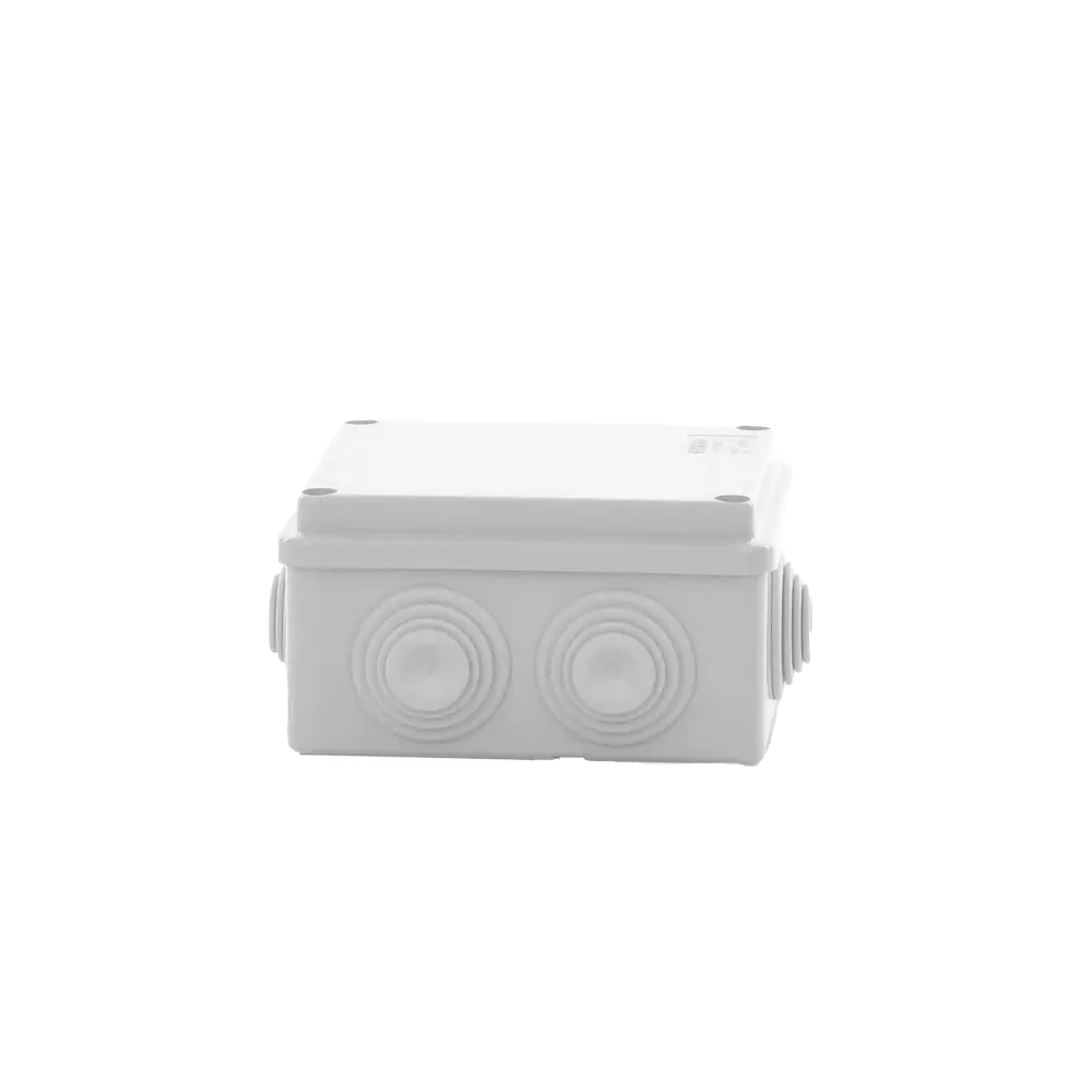 Caja de Derivación Estanca / 6 Entradas / IP55 / IK08 / 100x100x50 mm / Libre de Halógenos / -24 a 60°C