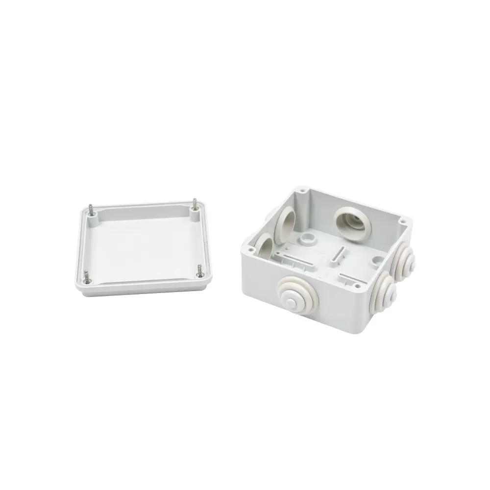 Caja de Derivación Estanca / 6 Entradas / IP55 / IK08 / 100x100x50 mm / Libre de Halógenos / -24 a 60°C