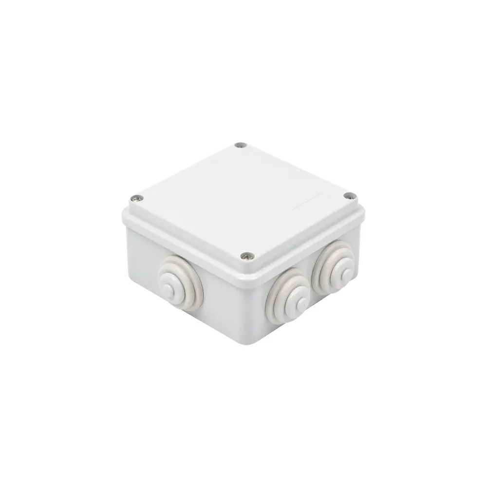 Caja de Derivación Estanca / 6 Entradas / IP55 / IK08 / 100x100x50 mm / Libre de Halógenos / -24 a 60°C