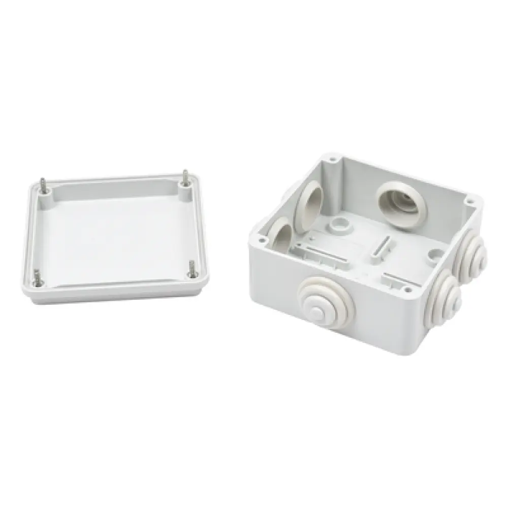 Caja de Derivación Estanca / 6 Entradas / IP55 / IK08 / 100x100x50 mm / Libre de Halógenos / -24 a 60°C