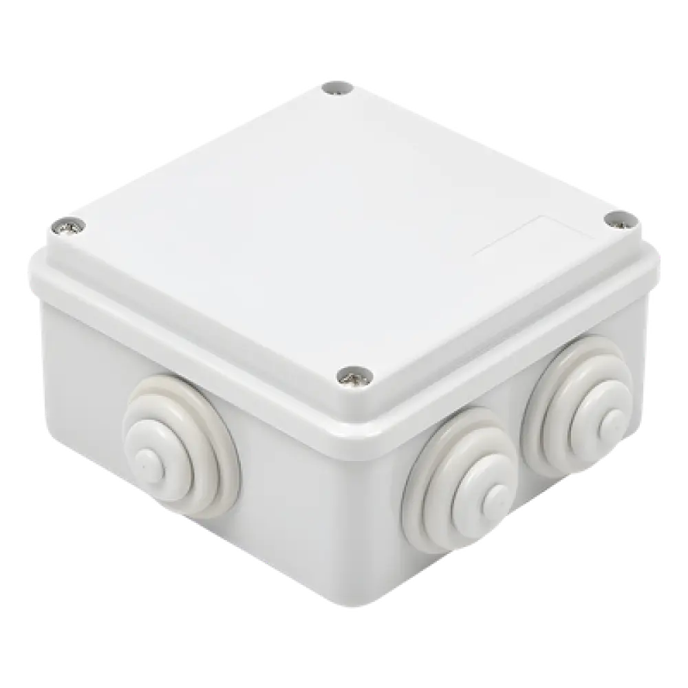 Caja de Derivación Estanca / 6 Entradas / IP55 / IK08 / 100x100x50 mm / Libre de Halógenos / -24 a 60°C