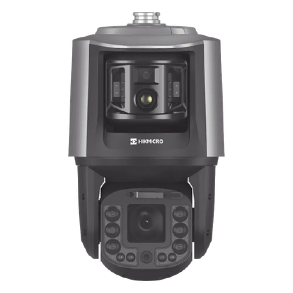 Cámara Domo PTZ IP / 4 Megapixel / Zoom Óptico 40X / Cámara Térmica 256 × 192 / Cámara Óptica Fija 4 Megapixel / Protección Perimetral / IR 240 m (787.4 ft)