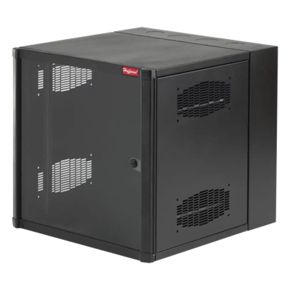 Gabinete de Pared 19 UR / 600mm Ancho (1.97ft) / 637mm Profundidad (2.09ft) / Ventana de Seguridad / Rieles Roscados #10-32