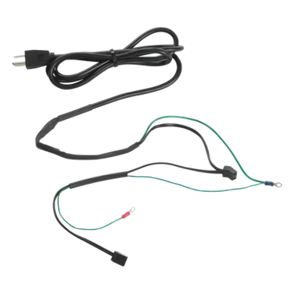Cable de Alimentación con Termostato Integrado / 1.8 m (5.9 ft) / 115V / 10A / 2 Conectores para Ventiladores / Cobre