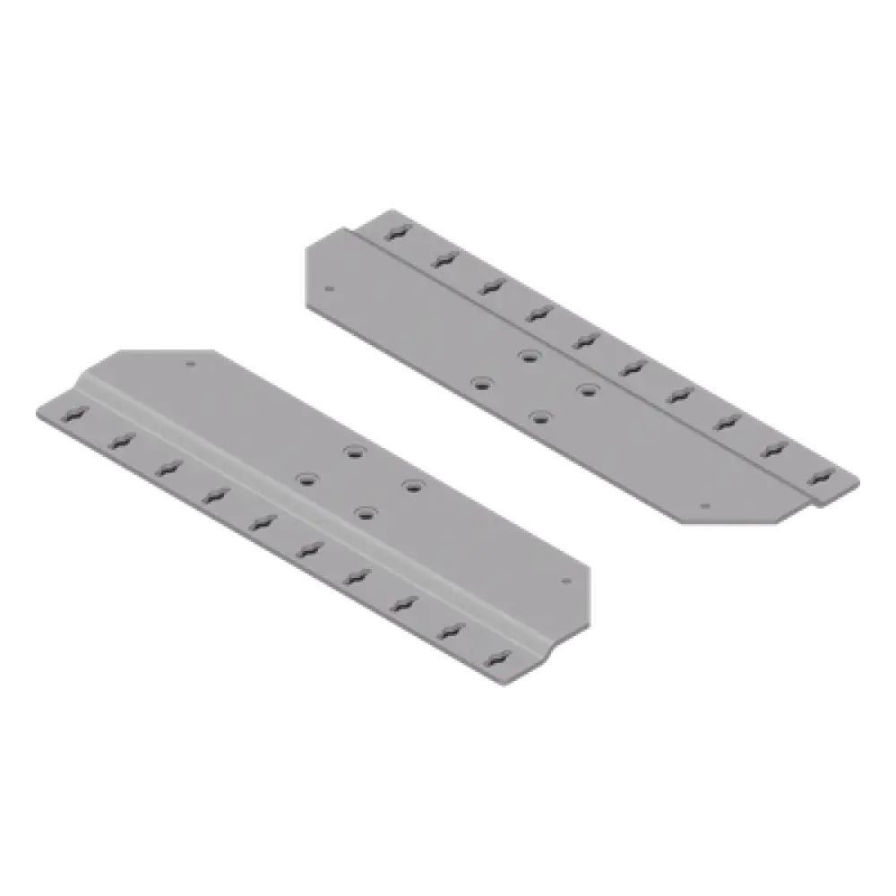 Soporte de Montaje en Pared / Aluminio / RAL 7035 / Espesor 2.5 mm / Sin Perforación de Gabinete