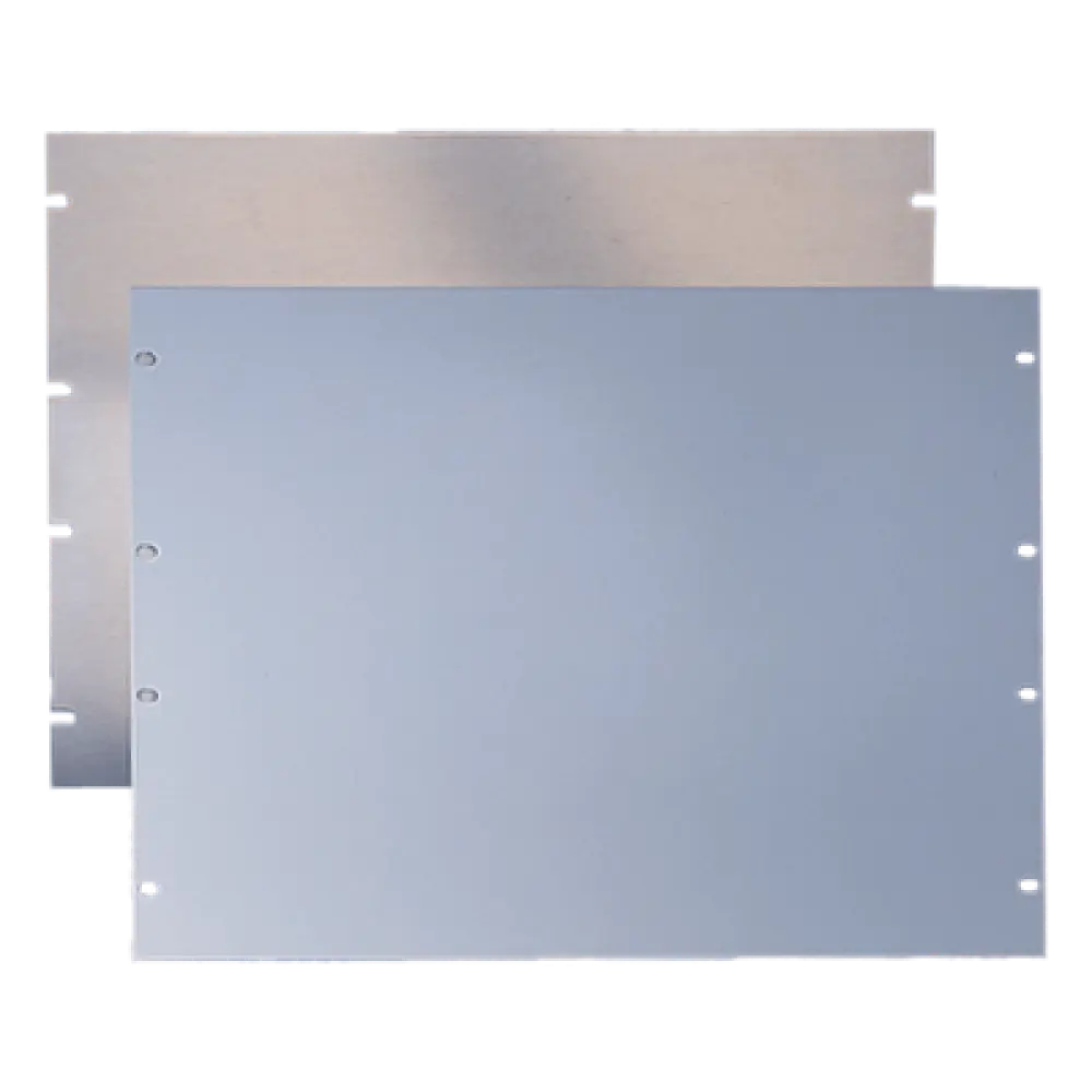 Tapa Ciega para Rack / 19 Pulgadas / 2U / Acero Calibre 12 / Plana / Gris RAL 7035