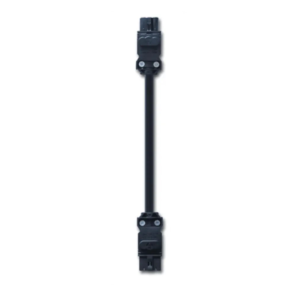 Cable de Unión para Lámparas LED / Conexión Daisy Chain hasta 4 Unidades / 60 cm / 3 Polos / Voltaje Universal 100-240V AC / Sistema Clic sin Herramientas