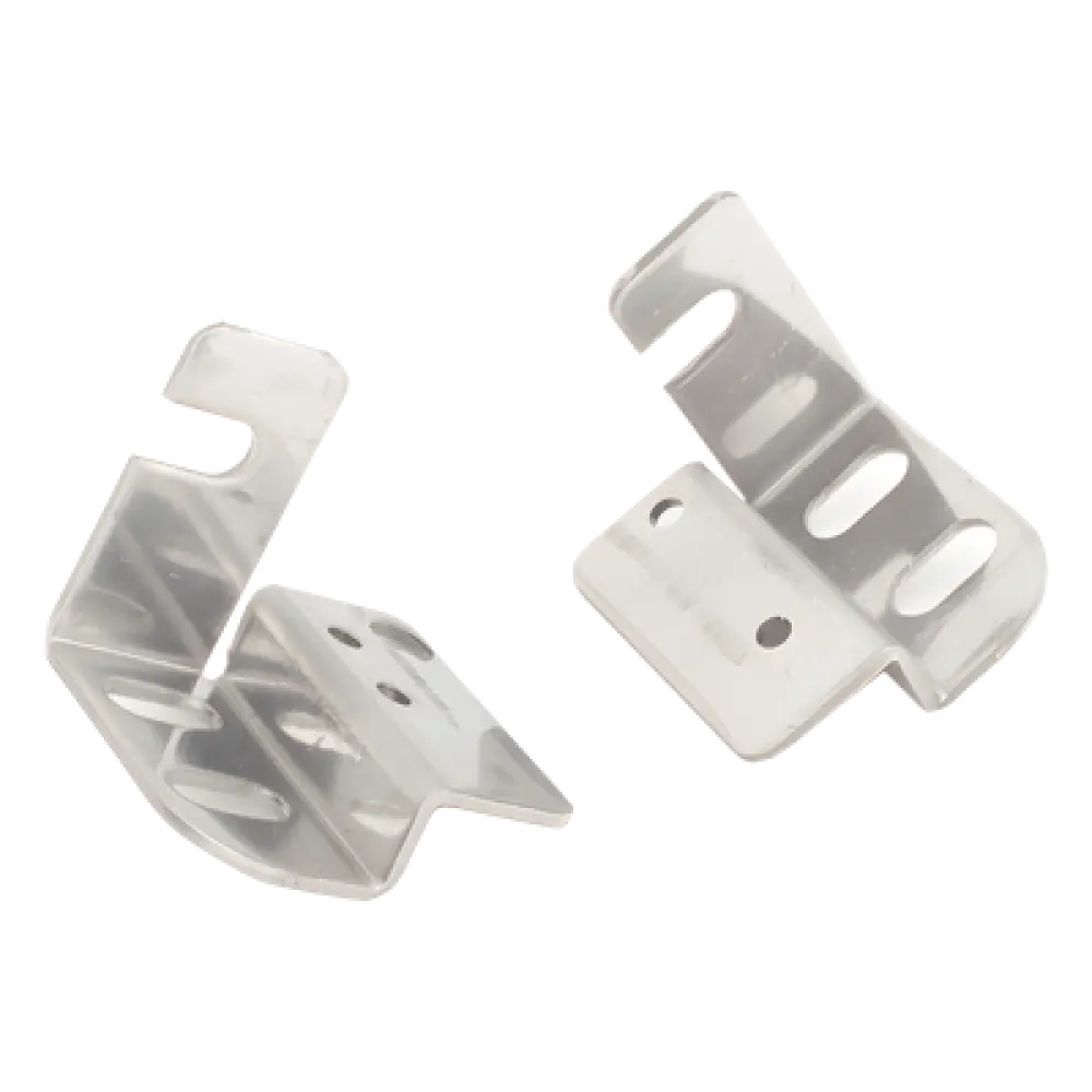 Soportes de Montaje Atornillable / Perfil Bajo / Slide-and-Lock / Acabado Galvanizado / 2 Piezas