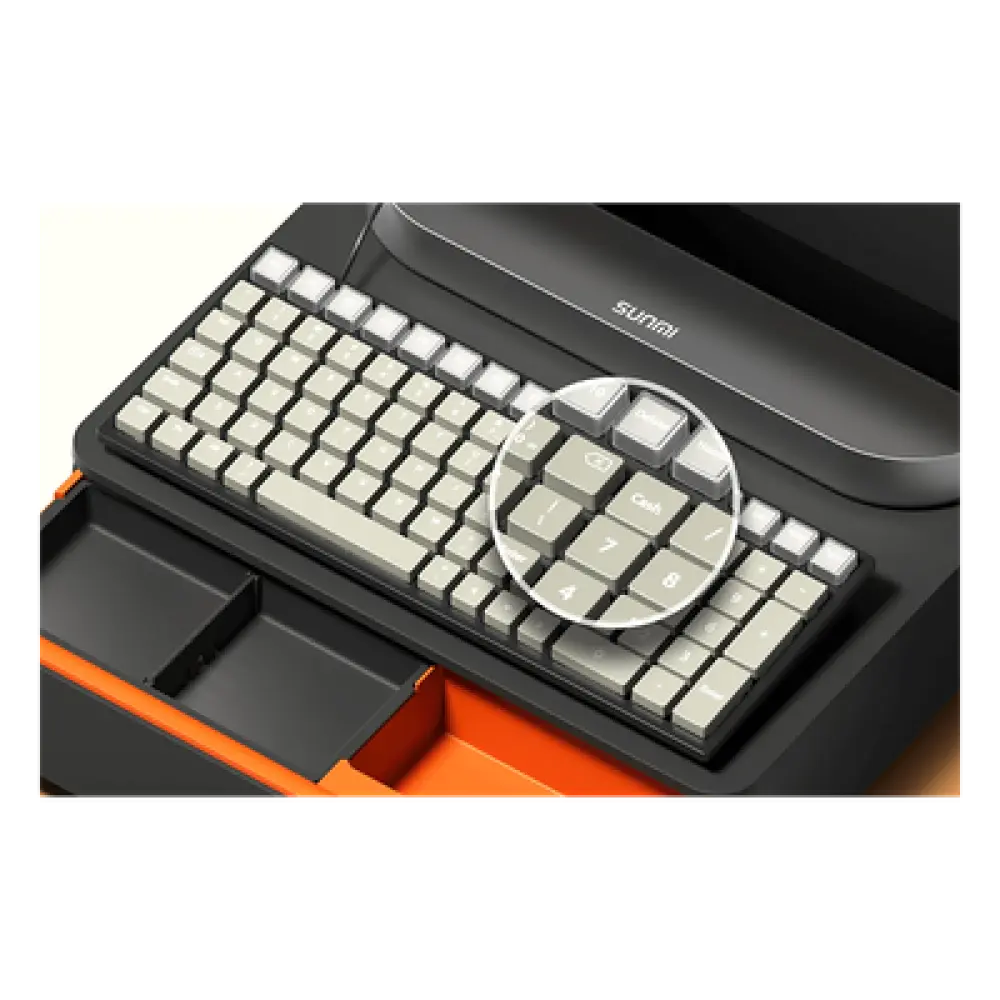 Teclado Comercial / 89 Teclas / Diseño Chiclet / 16 Teclas Programables / IP55 / USB Tipo-C / 11.8 mm