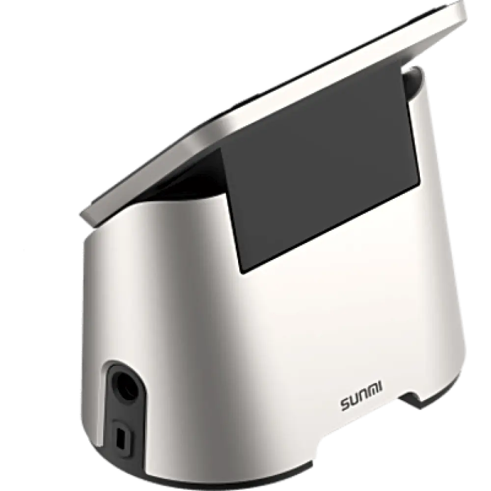 Base Multifuncional / Giro 95° / Puertos RJ45 + USB-A x2 / Alimentación 12V DC / Quick Lock / POGO PIN Magnético / Compatible 3 Tamaños