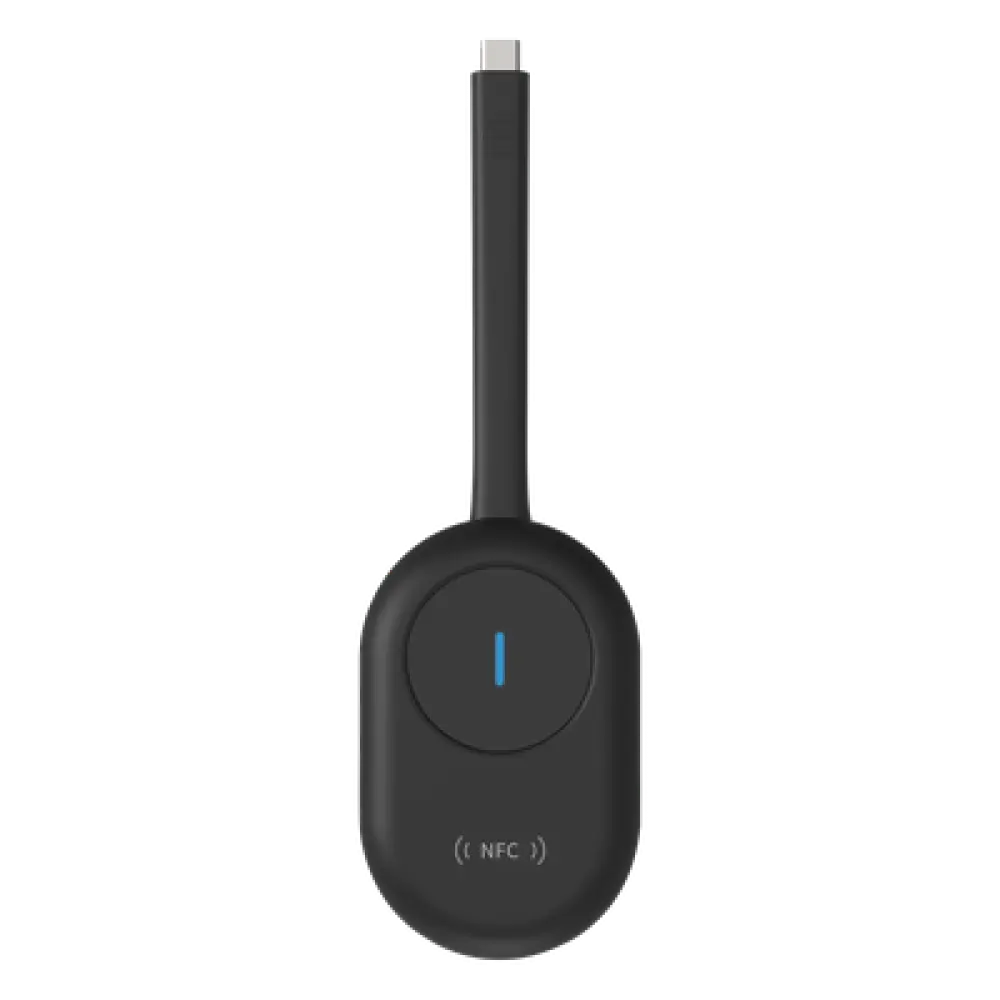 Dongle de Proyección Inalámbrica / 4K 60 Hz / USB-C con Adaptador USB-A / NFC / Wi-Fi Dual Band / Comunicación Bidireccional