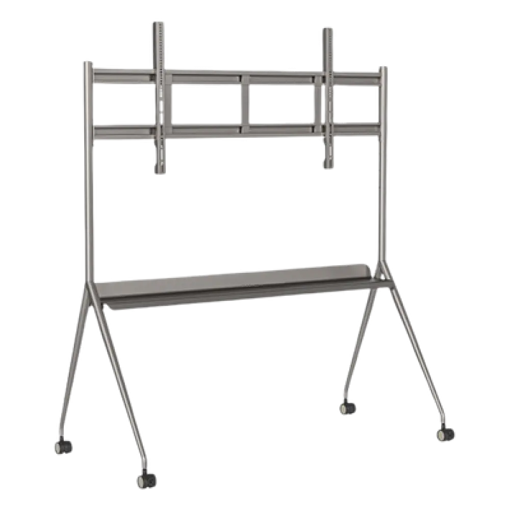 Soporte de Piso Móvil para Pantallas / 75" y 86" / Carga 100 kg / VESA 400x200 a 600x400 / Estructura Metálica 21.2 kg