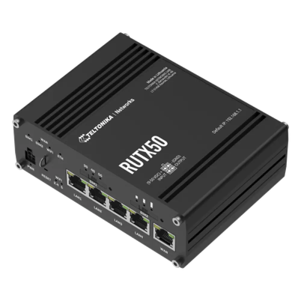Router Industrial / 5G 3.3Gbps / Dual SIM / Wi-Fi 5 802.11ac Wave2 / 5x Gigabit Ethernet / -40°C a 75°C / 1.08 ft x 5.12 in x 4.33 in