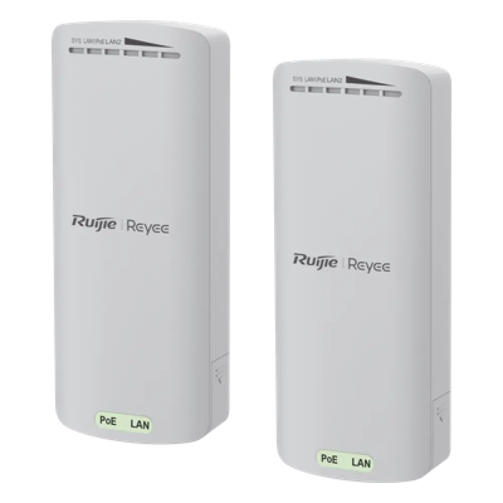 Kit Enlace Inalámbrico / 2.4 GHz / 300 Mbps / Alcance 500 m (1640 ft) / IP55 / 2x2 MU-MIMO / Dual LAN