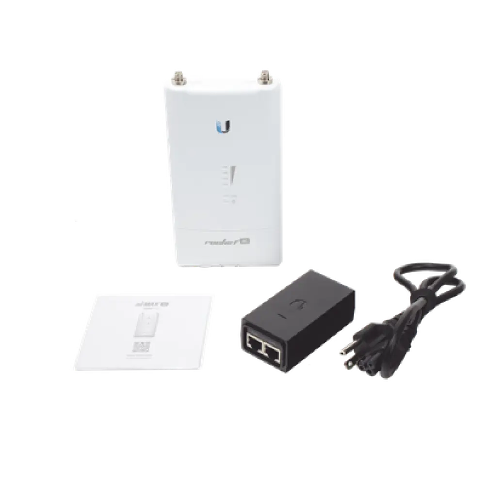 Radio Estación Base / 5 GHz / 500 Mbps / Gigabit Ethernet / Dual RP-SMA / -40°C a 80°C (-40°F a 176°F)