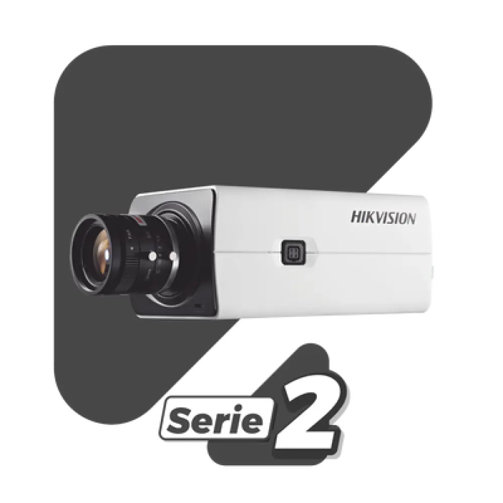 Cámara Box IP / 2 MP / Ultra Baja Iluminación 0.005 lux / WDR 120 dB / PoE 802.3af / 12 Vcc / Micro SD 128 GB