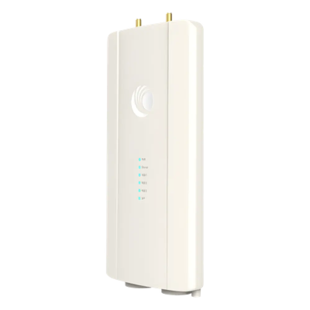 Radio para Enlace Backhaul / Wi-Fi 6 hasta 1 Gbps / 4.9-6.2 GHz / IP67 / PoE 802.3at / SFP Óptico