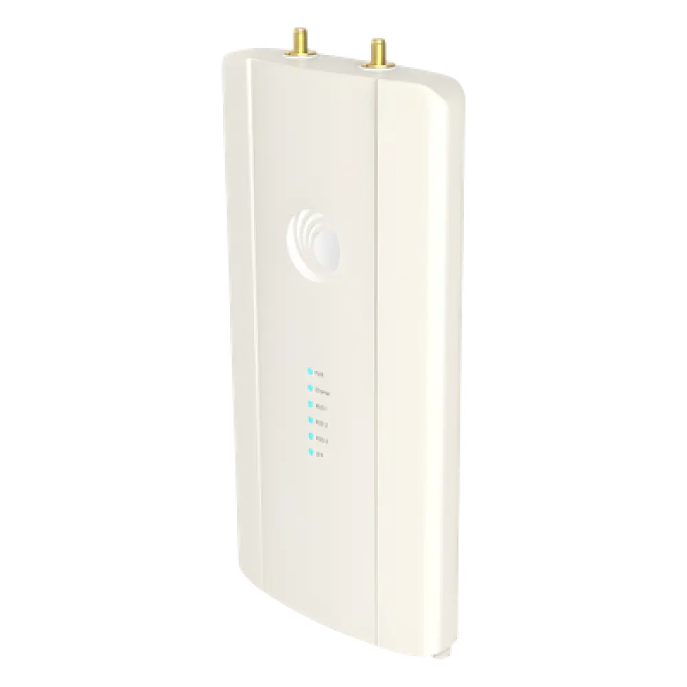 Radio para Enlace Backhaul / Wi-Fi 6 hasta 1 Gbps / 4.9-6.2 GHz / IP67 / PoE 802.3at / SFP Óptico