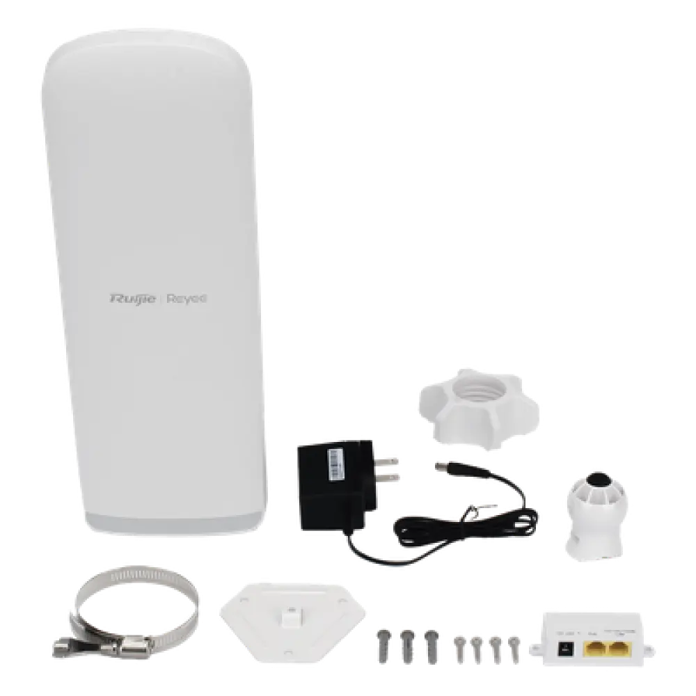 Punto de Acceso Sectorial / Wi-Fi 5 867 Mbps / Antena 120° 15 dBi / 3 Puertos Gigabit / Alcance 5 km (3.1 mi) / IP55 / 16 Clientes