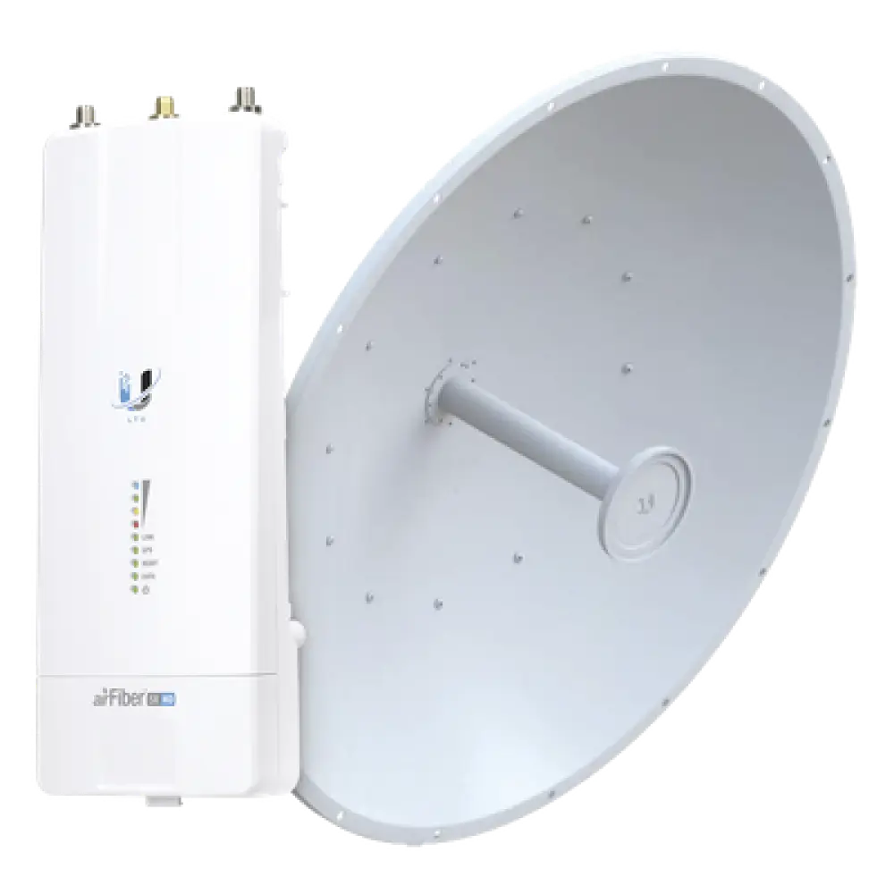 Kit de Enlace Inalámbrico Punto a Punto / 1 Gbps+ / 34 dBi / Slant-45 / 4096 QAM / 2 Mpps / 5 GHz