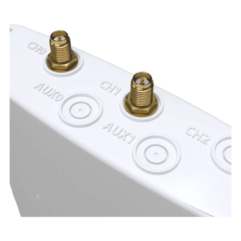 CPE/PtP Exterior / Wi-Fi 6 5 GHz / 2400 Mbps / Conectores RP-SMA / Puerto Gigabit / IP54 / Montaje en Poste
