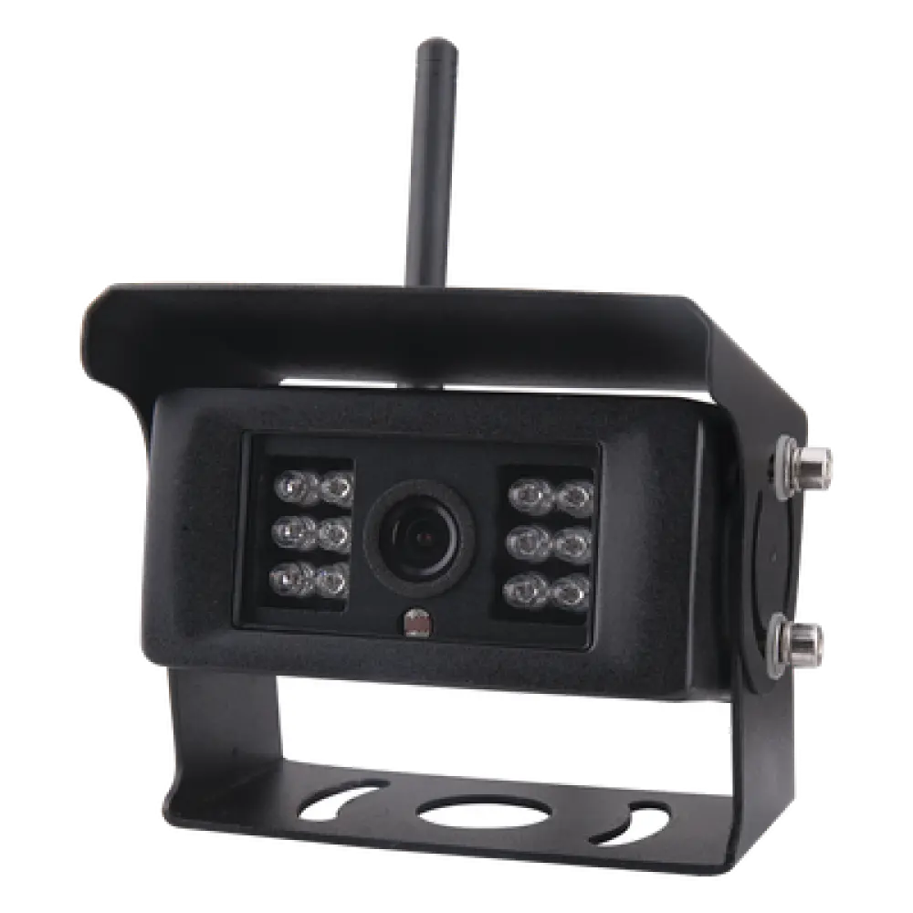 Sistema de Cámara de Reversa Inalámbrico / Monitor Táctil 7" / Resolución 800x480 / Visión Nocturna 20 m (65.6 ft) / Alcance 200 m (656 ft) / IP67