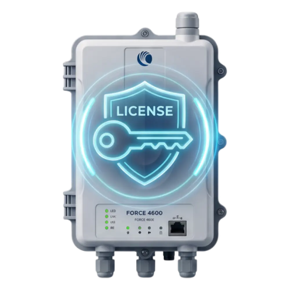 Licencia de Software / Conversión SM a AP / Hasta 8 Suscriptores / Modulación 1024QAM / Sin Sincronización GPS / Compatible Serie FORCE 4600