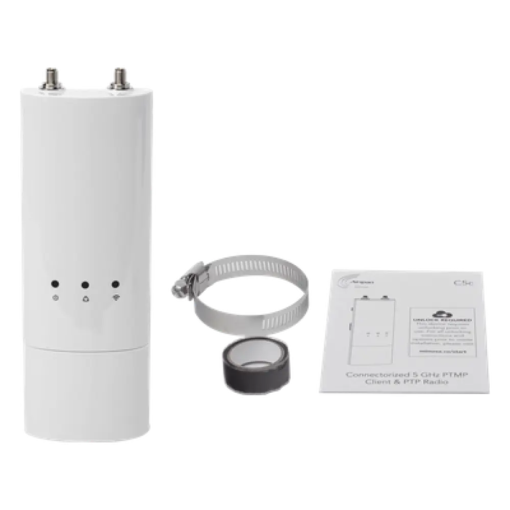 Radio Cliente Conectorizado / 700 Mbps / 4.9-6.4 GHz / IP67 / 2x2:2 MIMO / Gigabit Ethernet / SMA Inverso