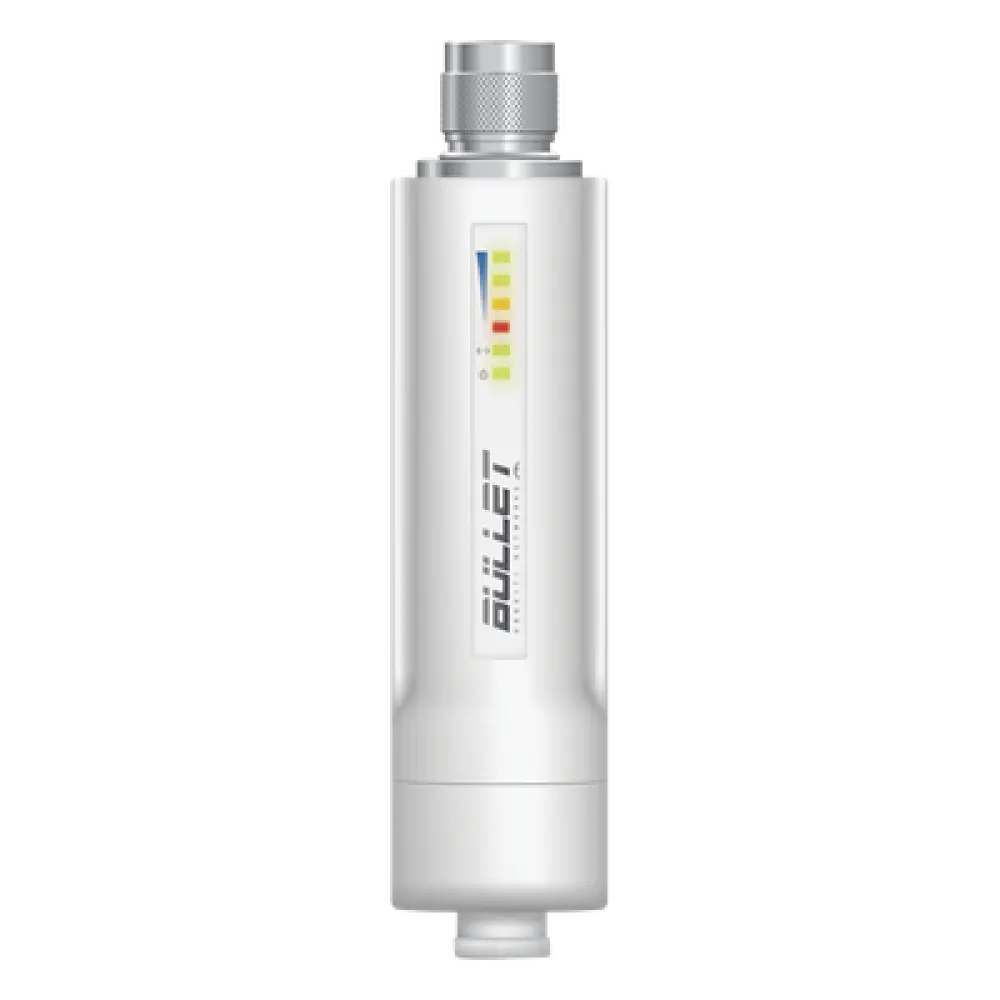 Radio airMAX / 2.4 GHz / 100 Mbps / PoE 24V / -40°C a 80°C / 152x37x31 mm